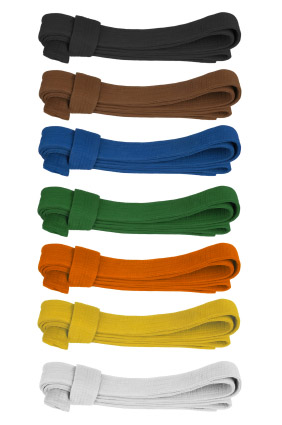 Karate belt colors